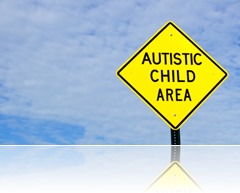 Autistic Child Area Sign