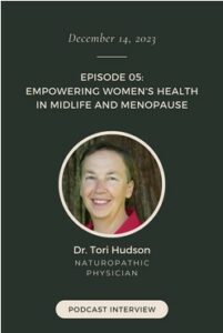 Image of podcast tile-featuring Dr. Tori Hudson